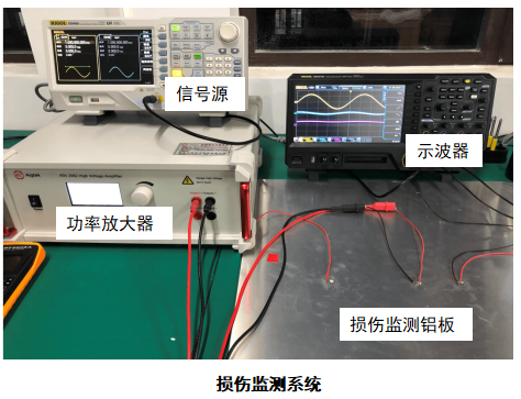 功率放大器在壓電傳感器的缺陷定位研究中的應用二